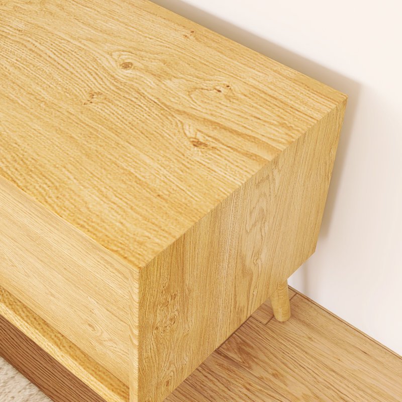 Solid Wood Legs TV Stand Fits Tvs Up To 70 To 79 In.