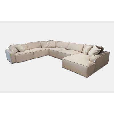 Upholstered U-Shaped Sectional