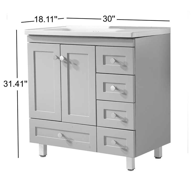 Ensemble de meuble-lavabo simple 30 po Selda
