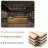 Wine Bar Cabinet with Open Storage, Lockable Drawers, and Hanging Wine Glass Rack – No Assembly Required-112478514
