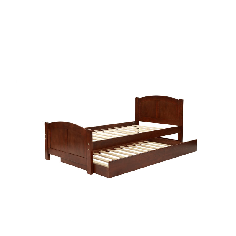 Caeleigh Kids Twin with Trundle, Dark Cherry