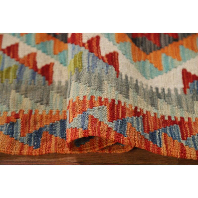 Tapis décoratif South Western Kilim 3 x 4
