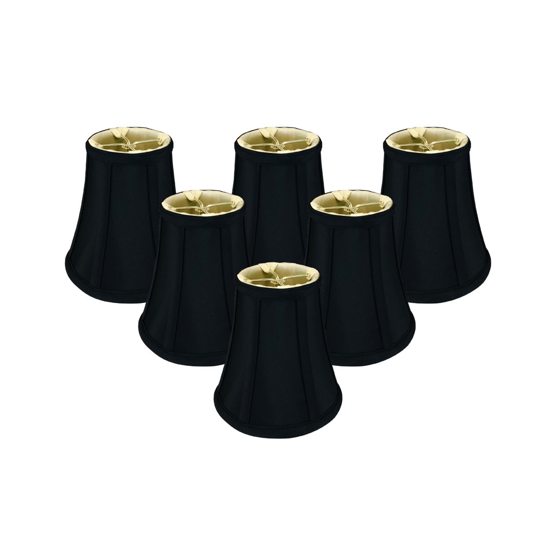 Royal Designs, Inc. True Bell Basic Lamp Shade with Flame Clip Fitter Set of 6 Royal Designs 
