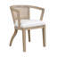 Chaise de salle à manger avec accoudoirs (ensemble de 2)
