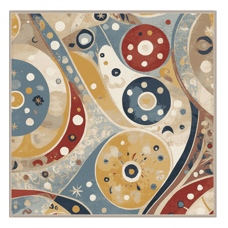 Dynamic Line Rug, Square 4'