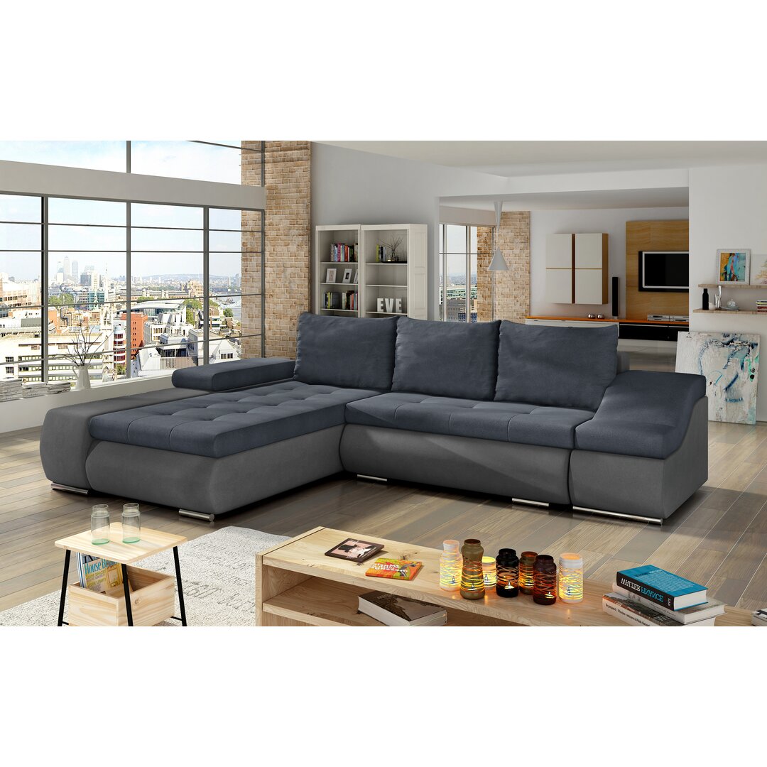 Ecksofa Gilbreath mit Bettfunktion