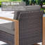 Chaise de patio avec coussins Kelyse-396097679