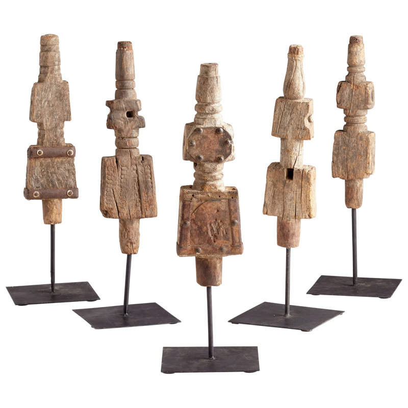 Abstract Figurines & Sculptures, 15.75" H X 5" W X 5" D