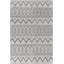 Chevron Area Rug in White-2079178568