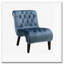 Chaise de salon en velours sans accoudoirs-1496763515