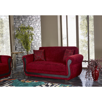 Zaylee Fabric 67'' Reception Loveseat