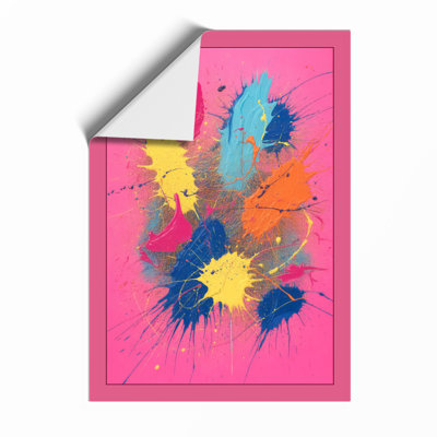 Painted Chaos Modern - Framed Print