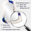 Grand miroir mural bleu et or Splash Paint IV - Abstract Spirals-107247851