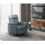 Fauteuil inclinable électrique, bleu-gris-130151555