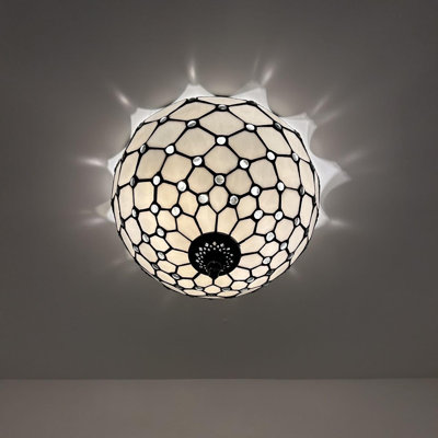 Tiffany Glass Flush Mount