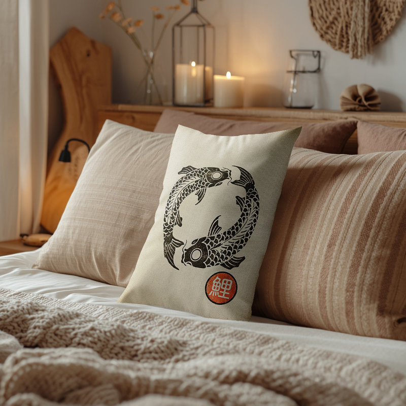 Coussin Koi Fish