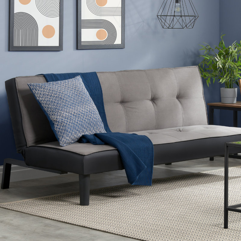 Valencia 3 Seater Clic Clac Sofa Bed, Grey