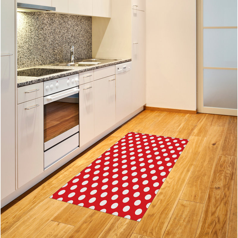 Tapis décoratif rétro en fibres à haute densité, Rectangle 2 pi 7 po x 5 pi