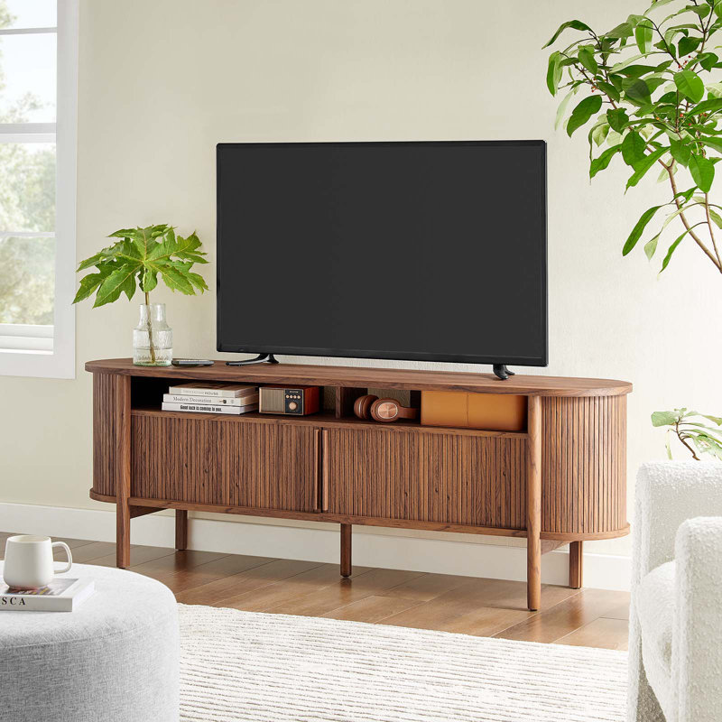 Black walnut TV cabinet