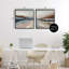 Ensemble de 2 giclées encadrées Neutral Harmonious Landscape 2pc, design par Jacob Q-660628303-660628297