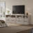  56.5"W Modern Fluted 4-Drawer Dresser With 2 Large Open Storage-918549065