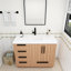 Meuble-lavabo autoportant avec tiroirs latéraux Carla-2065889992-2065889994