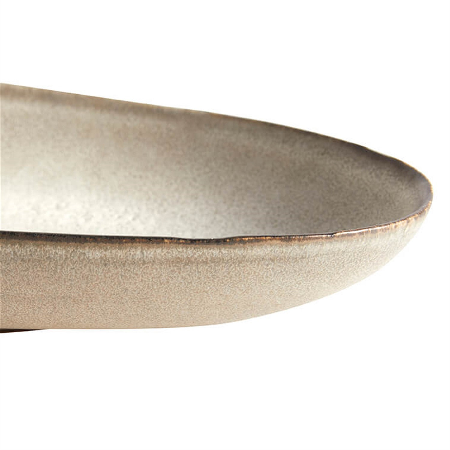 Alyson Ceramic Decorative Tray, Oyster