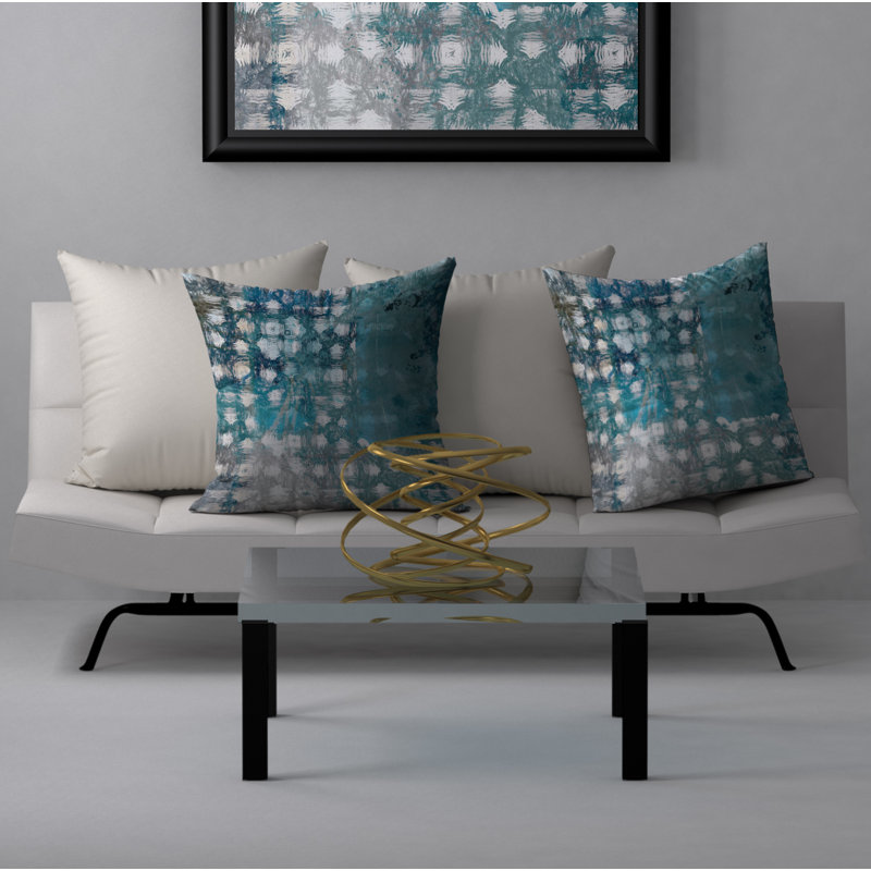 Housse de coussin carrée/insert, 18 po x 18 po