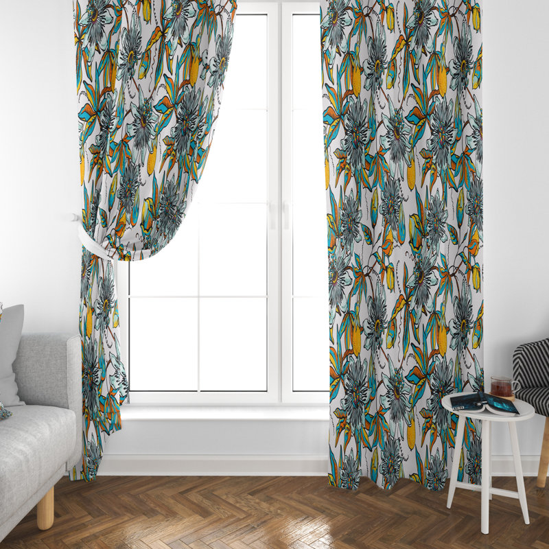 Paire de rideaux obscurcissant en polyester Mulkeytown, L 20 po x L 52 po