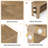 47.24" Entryway Shoe Bench with 2-Tier Storages for Hallway
