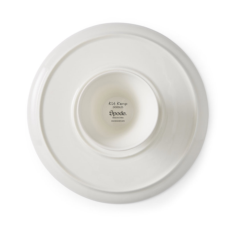 10.5" Help Yourself Footed Cake Plate
