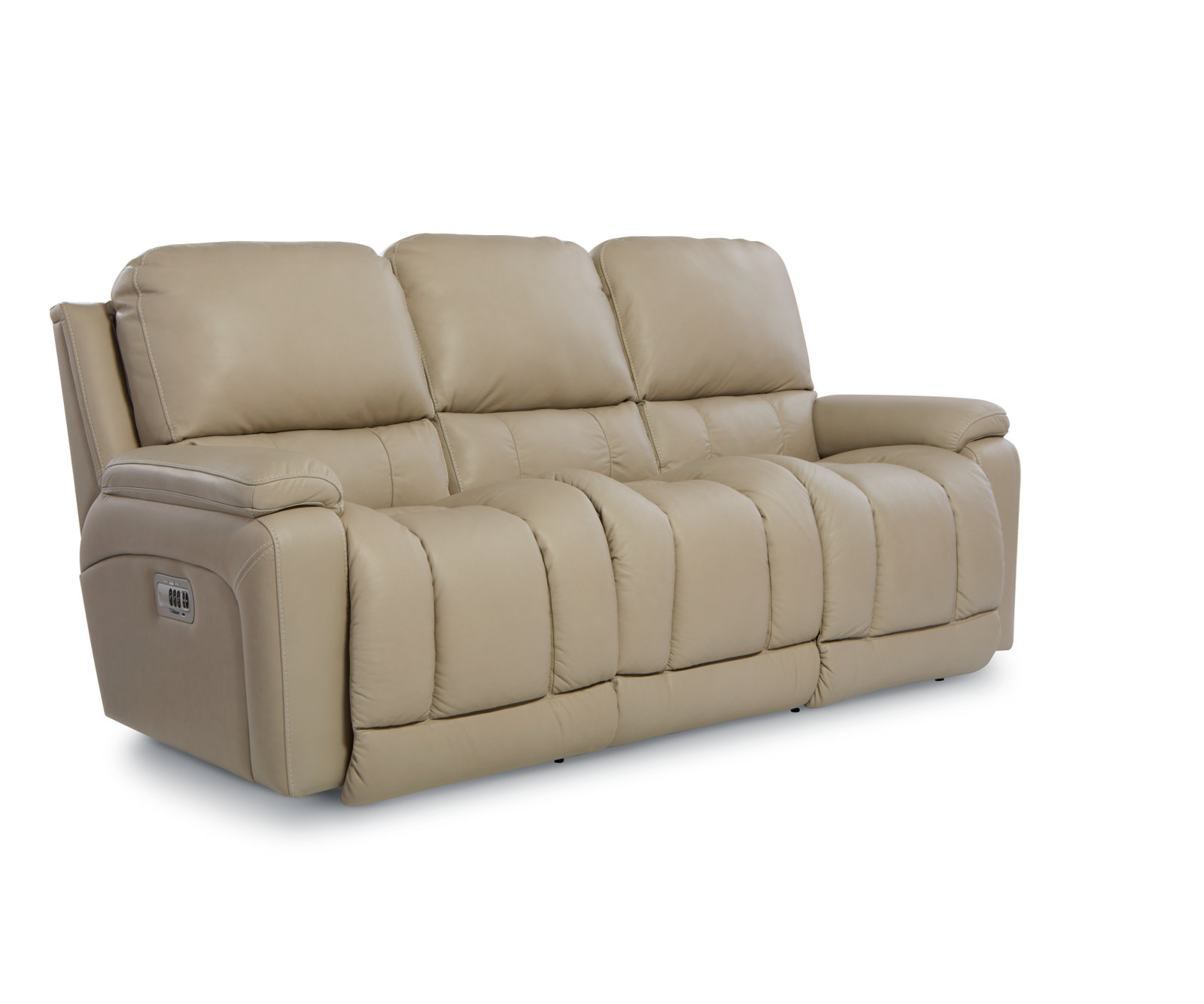 La-Z-Boy Greyson Reclining Leather Sofa - Thumbnail 2