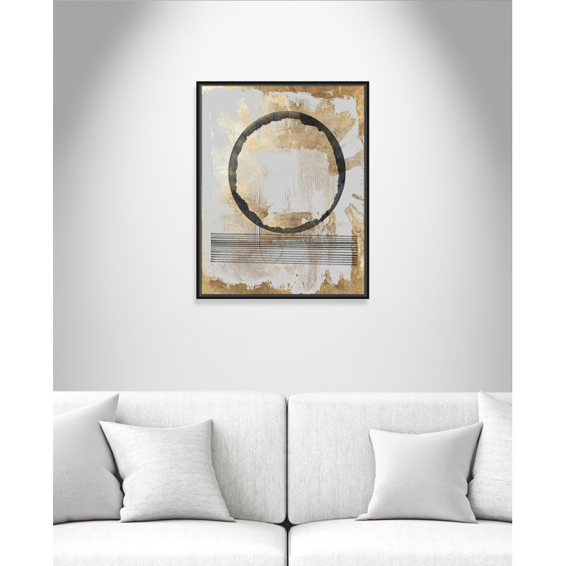 «Chord Print» par Casa Fine Arts, Noir, H 29,5 po x l 23,5 po