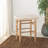 Kazbah Upholstered Counter Stool with Solid Wood Frame