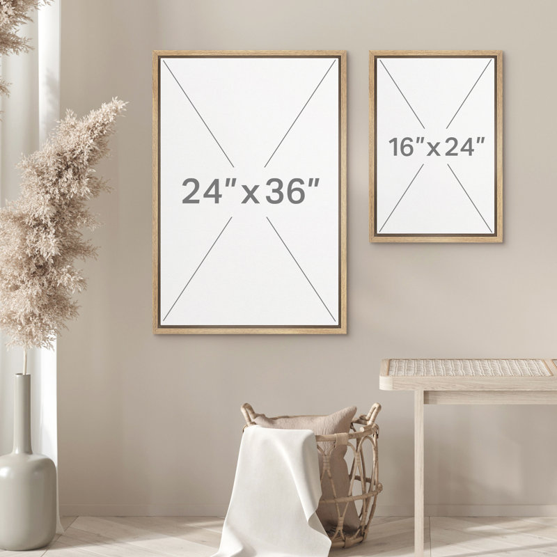 «Black Rustic Abstract Triptych», reproduction d'art sur toile encadrée, 3 pièces, Naturel, H 24 po x l 16 po x P 1,5 po