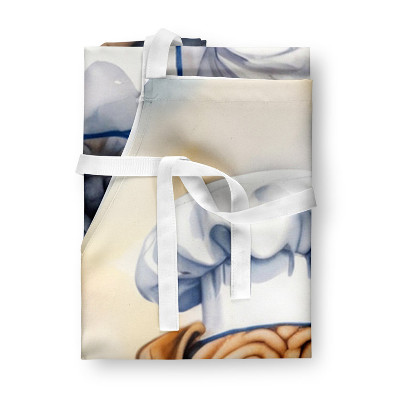 No Pattern Bib Apron