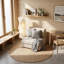 Housse de coussin en velours côtelé Minimalist Modern-131373079