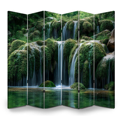 Cloison pliante 6 panneaux paravent Royal Waterfall