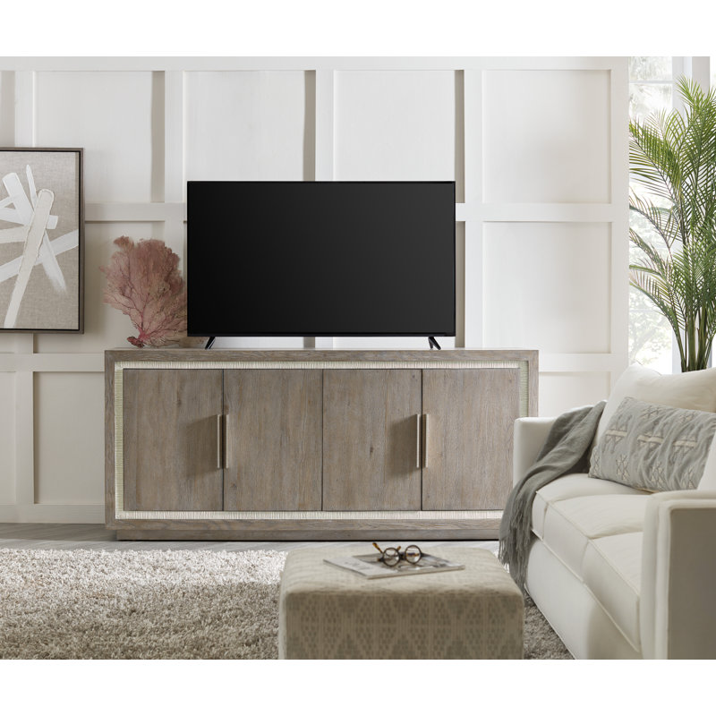 Serenity 78'' Gray Oak Veneer Media Console