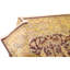 Hand Knotted Wool Oriental Area Rug in Red And Gold