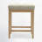 24" Yerly Extra-Wide Vintage Wood Bar Stool With Hand-Brushed Finish-5682541