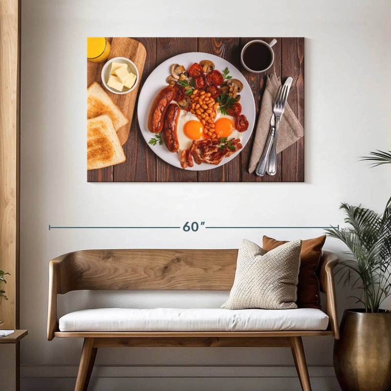 Petit-déjeuner anglais Yarlin, H 30 po x l 45 po