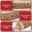 Rouleau à pâtisserie en relief flocon de neige, rouleau à biscuits en bois gravé pour la cuisson, les biscuits des Fêtes, les projets de bricolage et le décor de cuisine