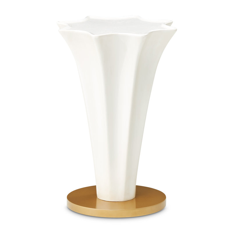 La Terrazza End Table, Cream