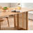 Burlywood Rectangular Solid Wood Butterfly Leaf  Dining Table-108297381