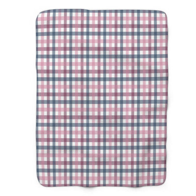 Couverture en sherpa rose 1 pièce