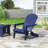 Folding Adirondack Chair with Cup Holders – Rustic Style for Patio & Poolside-614878198