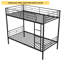 Twin Over Twin Metal Bunk Bed-258684911