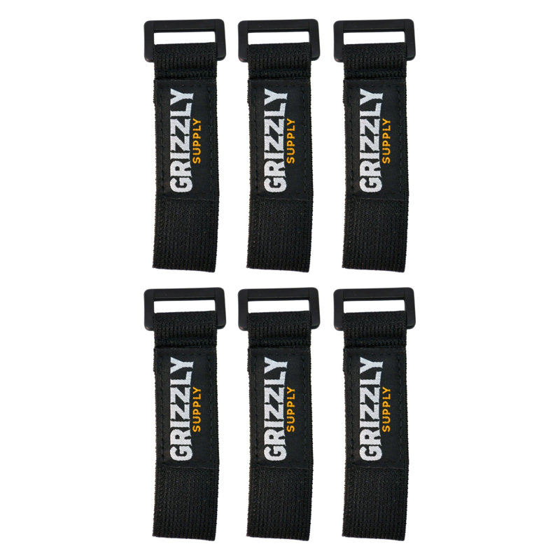 6" Hook and Loop Stretch Strap 6/pk