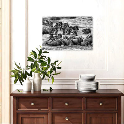 Reproduction d'art mural, art dramatique abstrait, grande transition